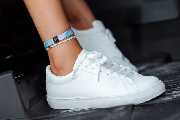 Preppy Flamingo Wristband Bracelet
