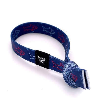 Looming Sharks Knotband Bracelet